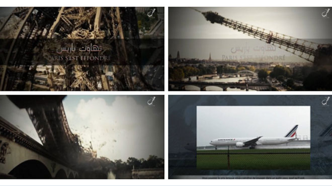 Tour Eiffel effondrée, avion Air France... Daesh annonce des attentats 